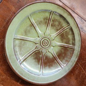 Vintage Frankoma Pottery WagonWheel Plate